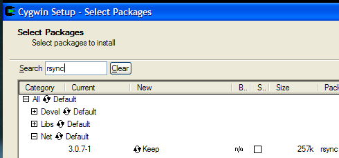 cygwin installer